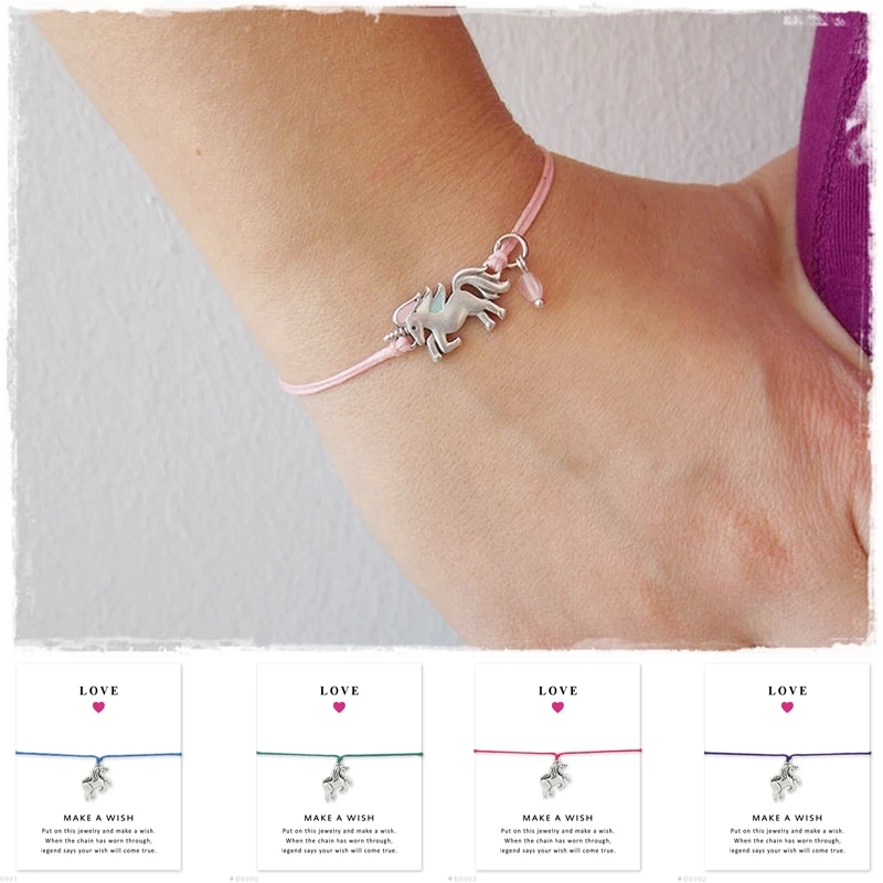 Make a Wish Friendship Wedding Engagement Bridesmaid Elephant Kangaroo Antlers Deer Head Unicorn Charm Bracelets for Women
Make a Wish Friendship Wedding Engagement Bridesmaid Elephant Kangaroo Antlers Deer Head Unicorn Charm Bracelets for Women