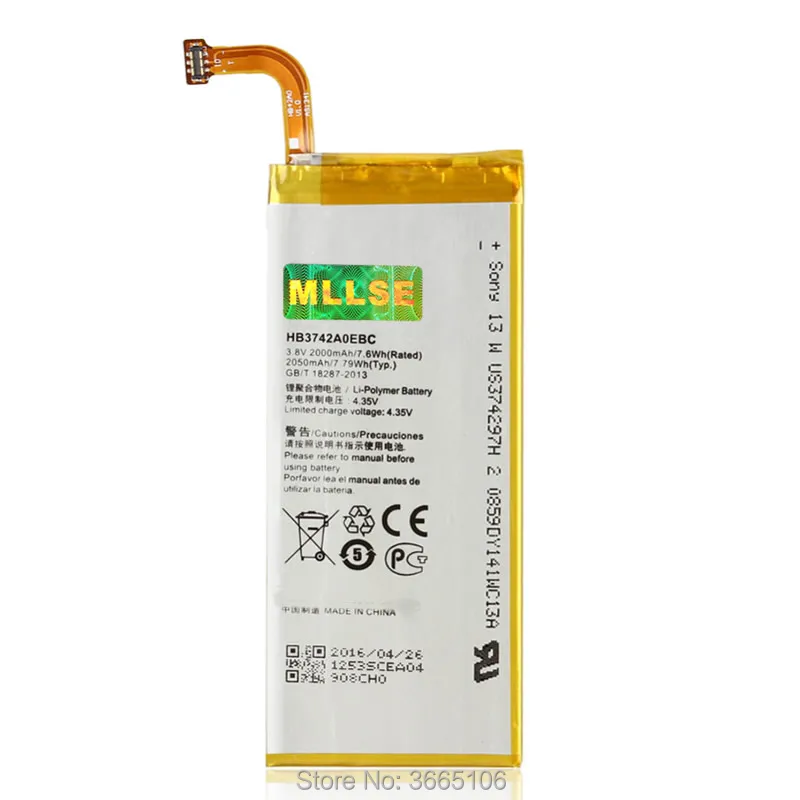 Фото HB3742A0EBC Батарея для Huawei Ascend P6 P6-U06 p6-c00 p6-T00/Ascend G6 G620 G621 G620s G630 акумуляторная батарея