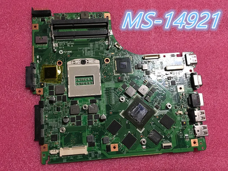 Original FOR MSI GE40 MOTHERBOARD WITH GTX760M MS-1492 MS-14921 REV 1.0 / 1.1 Test OK
Original FOR MSI GE40 MOTHERBOARD WITH GTX760M MS-1492 MS-14921 REV 1.0 / 1.1 Test OK