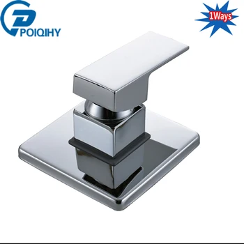 POIQIHY 1 Ways Chrome Finish Shower Valves Single Handle Shower Faucet Control Valve Square Plate Mixer Tap Brass Body
POIQIHY 1 Ways Chrome Finish Shower Valves Single Handle Shower Faucet Control Valve Square Plate Mixer Tap Brass Body