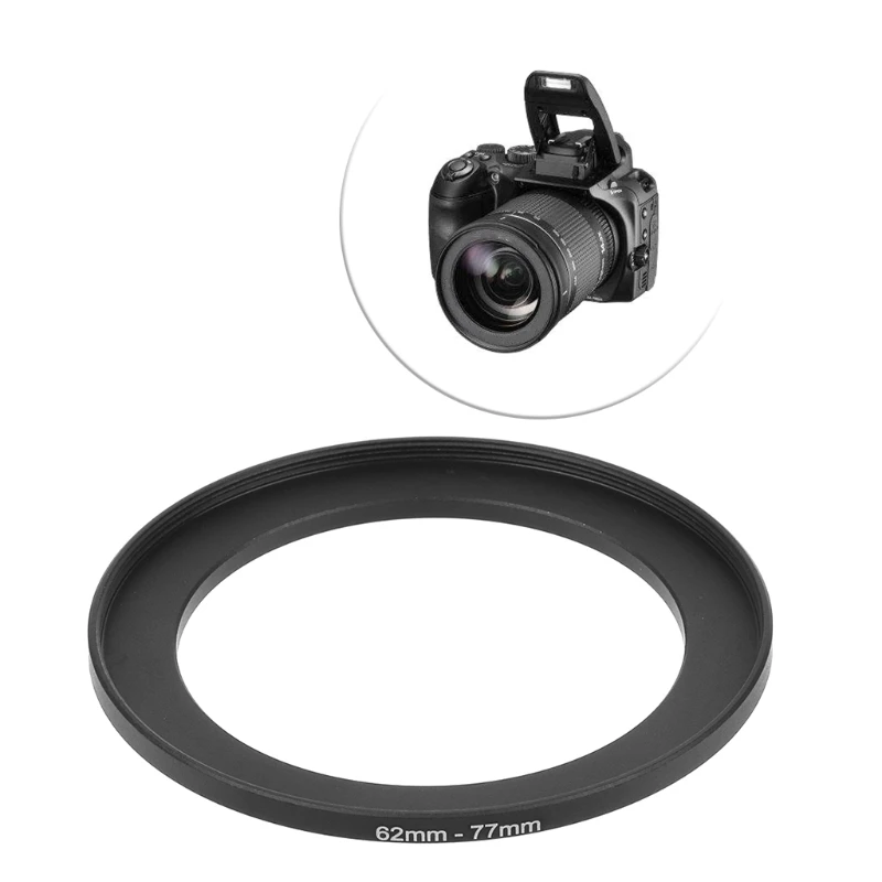62mm To 77mm Metal Step Up Rings Lens Adapter Filter Camera Tool Accessories