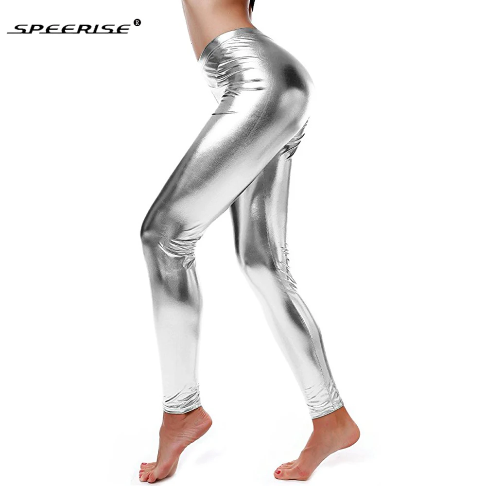 SPEERISE Women Mid Elastic Thin Leggings Large Plus Size Imitation Faux Leather Pants Skinny Shiny Black Plus Legging Fitness
SPEERISE Women Mid Elastic Thin Leggings Large Plus Size Imitation Faux Leather Pants Skinny Shiny Black Plus Legging Fitness