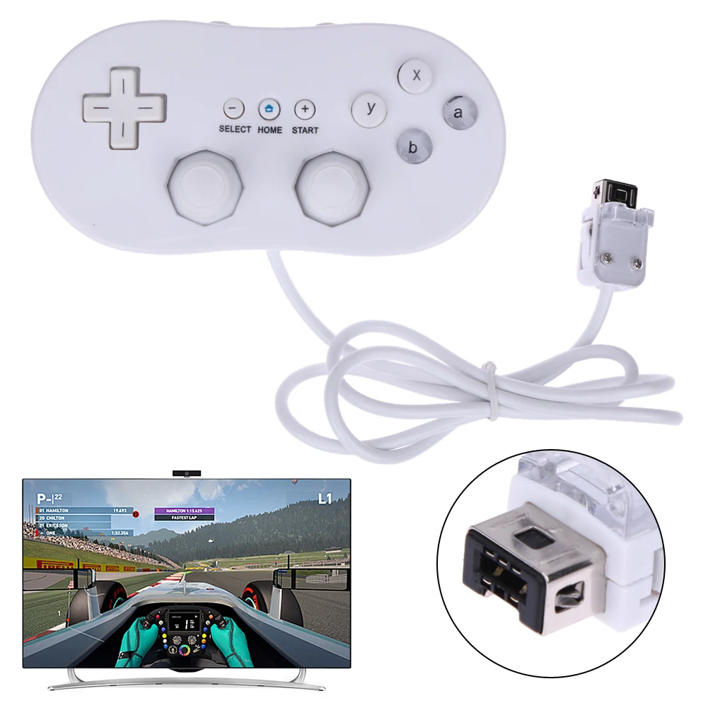 White Wired Classic Controller USB Game Joystick Gamepad Controller Handle Remote Console Video Games For Nintendo Wii Classic
White Wired Classic Controller USB Game Joystick Gamepad Controller Handle Remote Console Video Games For Nintendo Wii Classic