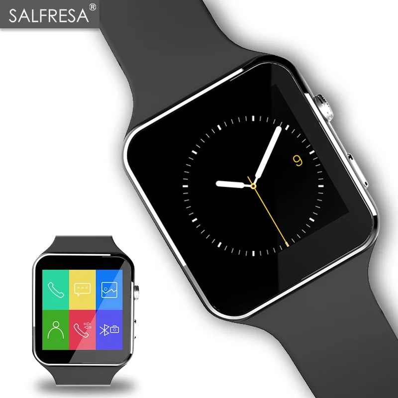 SALFRESA X6 Smart Watch with Camera Touch Screen Support SIM TF Card Bluetooth Smartwatch for iPhone Xiaomi Android Phone
SALFRESA X6 Smart Watch with Camera Touch Screen Support SIM TF Card Bluetooth Smartwatch for iPhone Xiaomi Android Phone