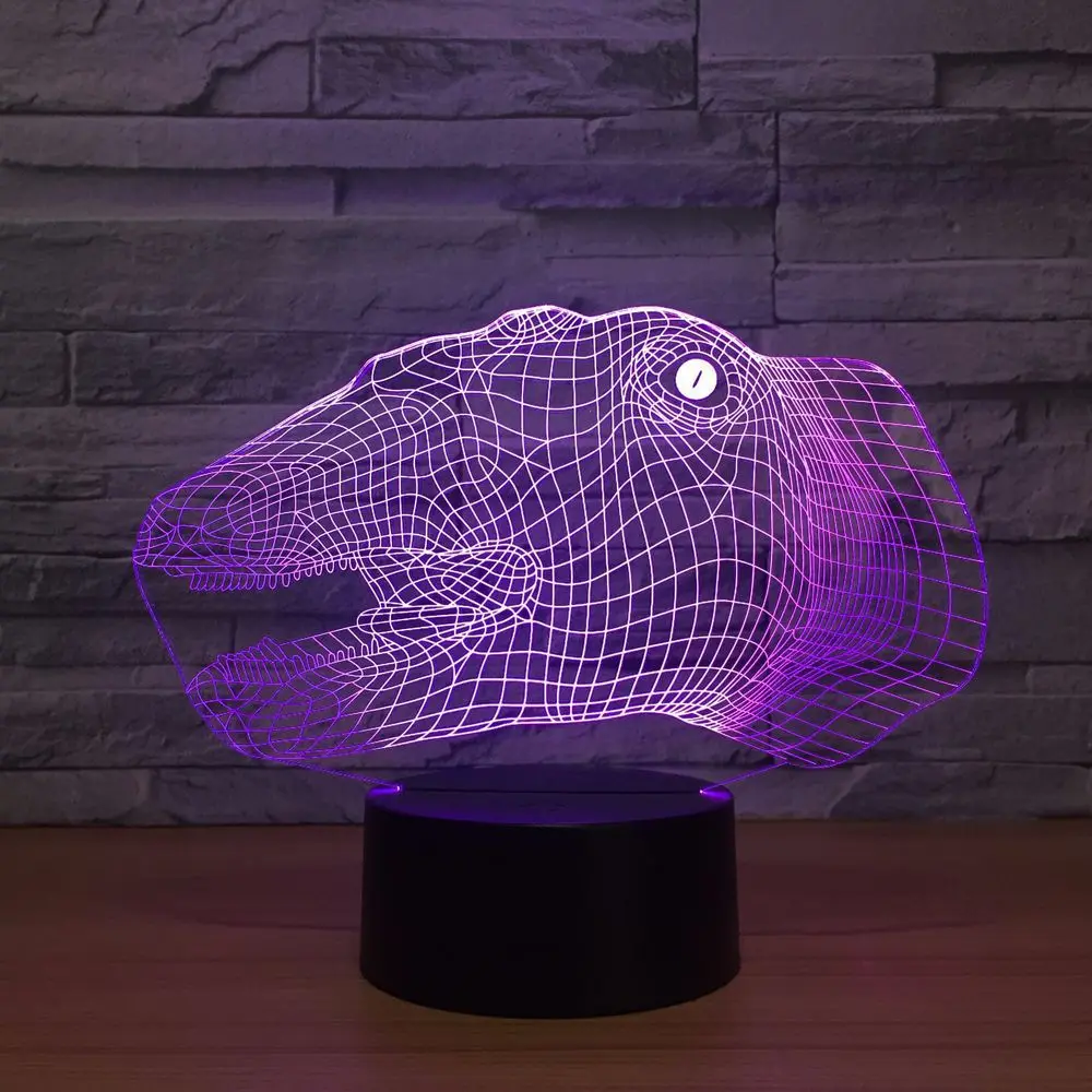 Crocodile Head Colorful 3d Small Night Light Creative Touch Remote 3d Visual Lamp Usb Plug Kids Room Light
Crocodile Head Colorful 3d Small Night Light Creative Touch Remote 3d Visual Lamp Usb Plug Kids Room Light