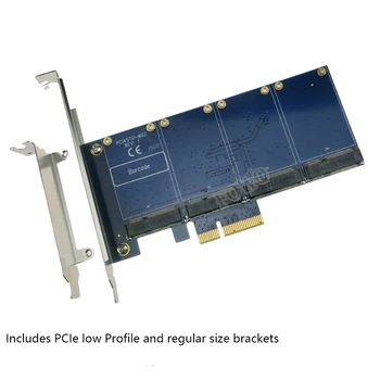PCI-E PCIe to mSATA SSD Extender Adapter Card with RAID