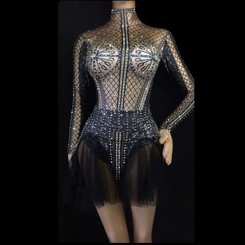 Birthday Celebrate Singer Dance Evening Bodysuit Women Sexy Silver Rhinestones Outfit Bodysuit Summer Glisten Bodysuit Costume
Birthday Celebrate Singer Dance Evening Bodysuit Women Sexy Silver Rhinestones Outfit Bodysuit Summer Glisten Bodysuit Costume