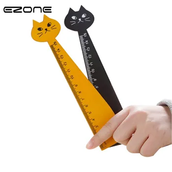 EZONE 1PC Wooden Lovely Cat Ruler Cute Animal Straight Ruler 15cm School Supplies Stationery Black Yellow Cat Gifts for Students
EZONE 1PC Wooden Lovely Cat Ruler Cute Animal Straight Ruler 15cm School Supplies Stationery Black Yellow Cat Gifts for Students