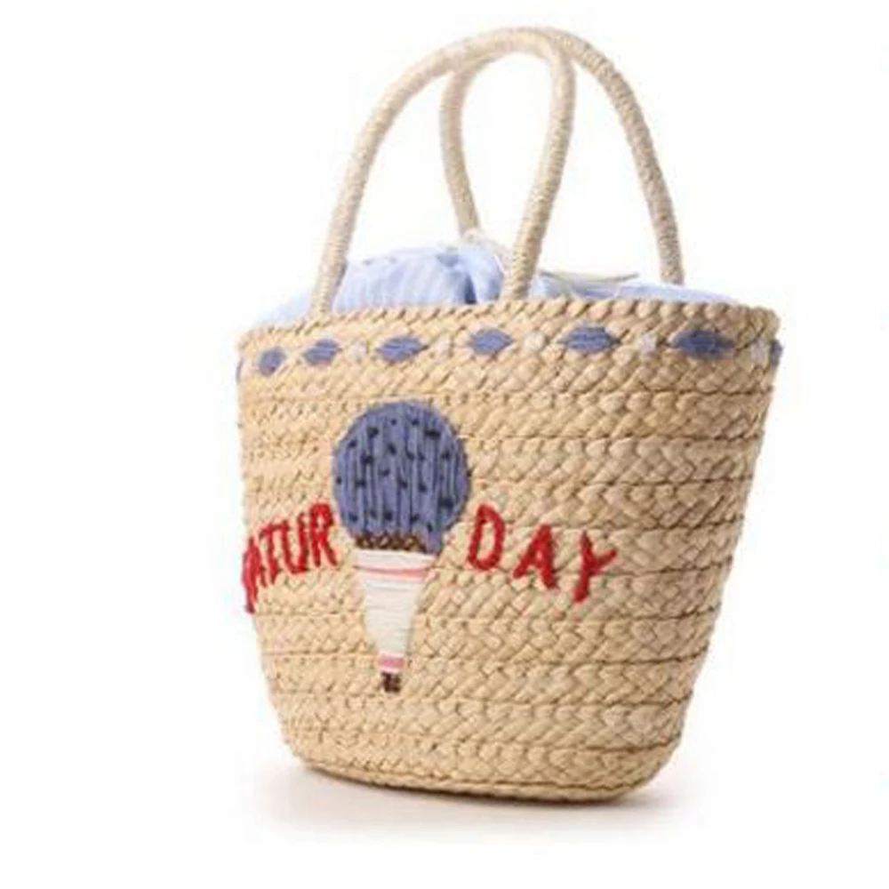 women straw knitted sunday embroidery words women bench holiday handbag
women straw knitted sunday embroidery words women bench holiday handbag