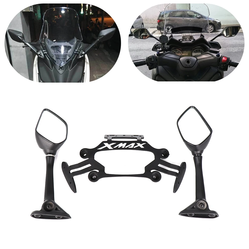 For Yamaha XMAX X-MAX 250 300 2017 2018 Motorcycle Smartphone Mobile Phone Holder GPS Plate R25 mirror Bracket XMAX300 XMAX250
For Yamaha XMAX X-MAX 250 300 2017 2018 Motorcycle Smartphone Mobile Phone Holder GPS Plate R25 mirror Bracket XMAX300 XMAX250