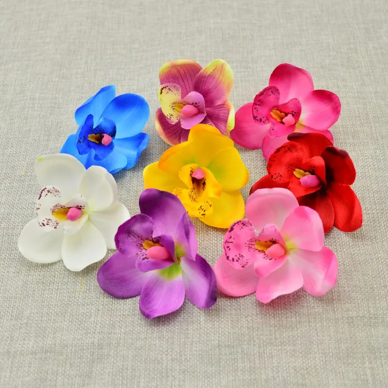 5pcs cheap Artificial Flower Head For Wedding Bride bouquet Decoration DIY Wreath Gift Scrapbooking Candy gift box silk Orchid
5pcs cheap Artificial Flower Head For Wedding Bride bouquet Decoration DIY Wreath Gift Scrapbooking Candy gift box silk Orchid