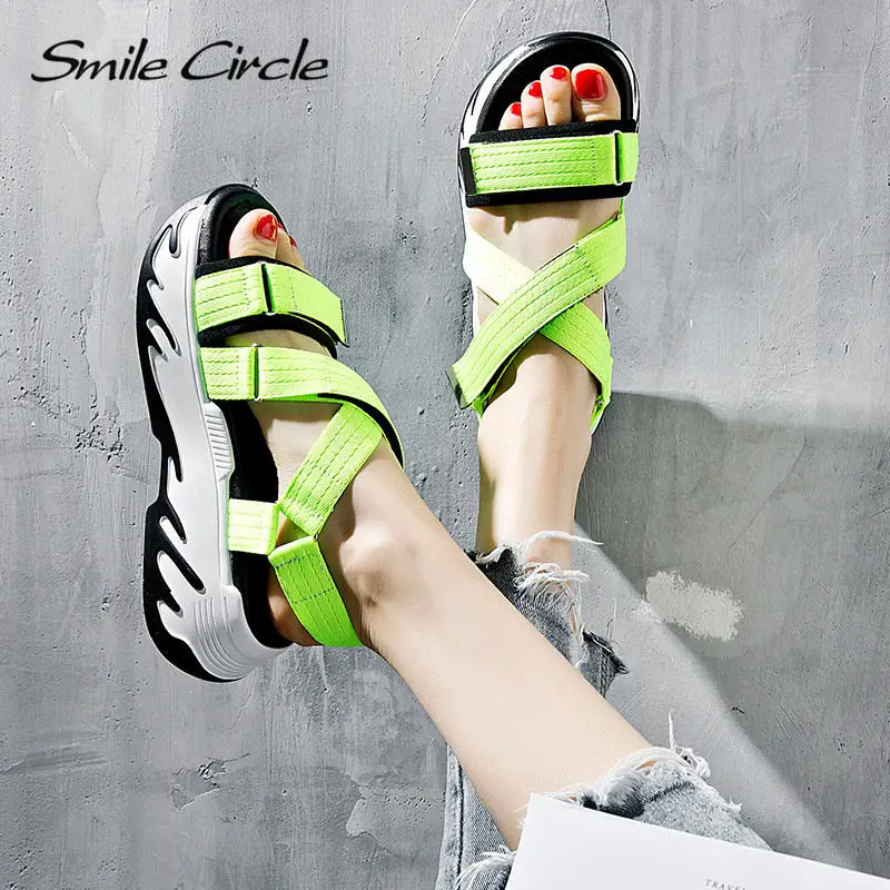 Smile Circle 2019 Summer Style Casual Sandals Women High heel platform Shoes Fashion Indoor outdoor Sandals Open Toes Shoes
Smile Circle 2019 Summer Style Casual Sandals Women High heel platform Shoes Fashion Indoor outdoor Sandals Open Toes Shoes