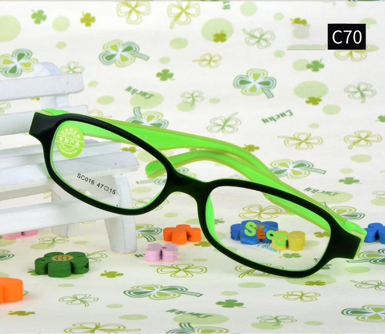 SECG Unisex Youth's Full Rim Oval Eyeglasses 7