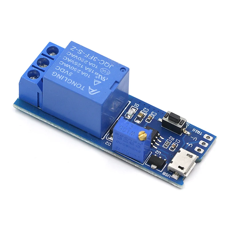 Smart Electronics 5V-30V Micro USB Power Adjustable Delay Relay Timer Control Module Trigger Delay Switch
Smart Electronics 5V-30V Micro USB Power Adjustable Delay Relay Timer Control Module Trigger Delay Switch