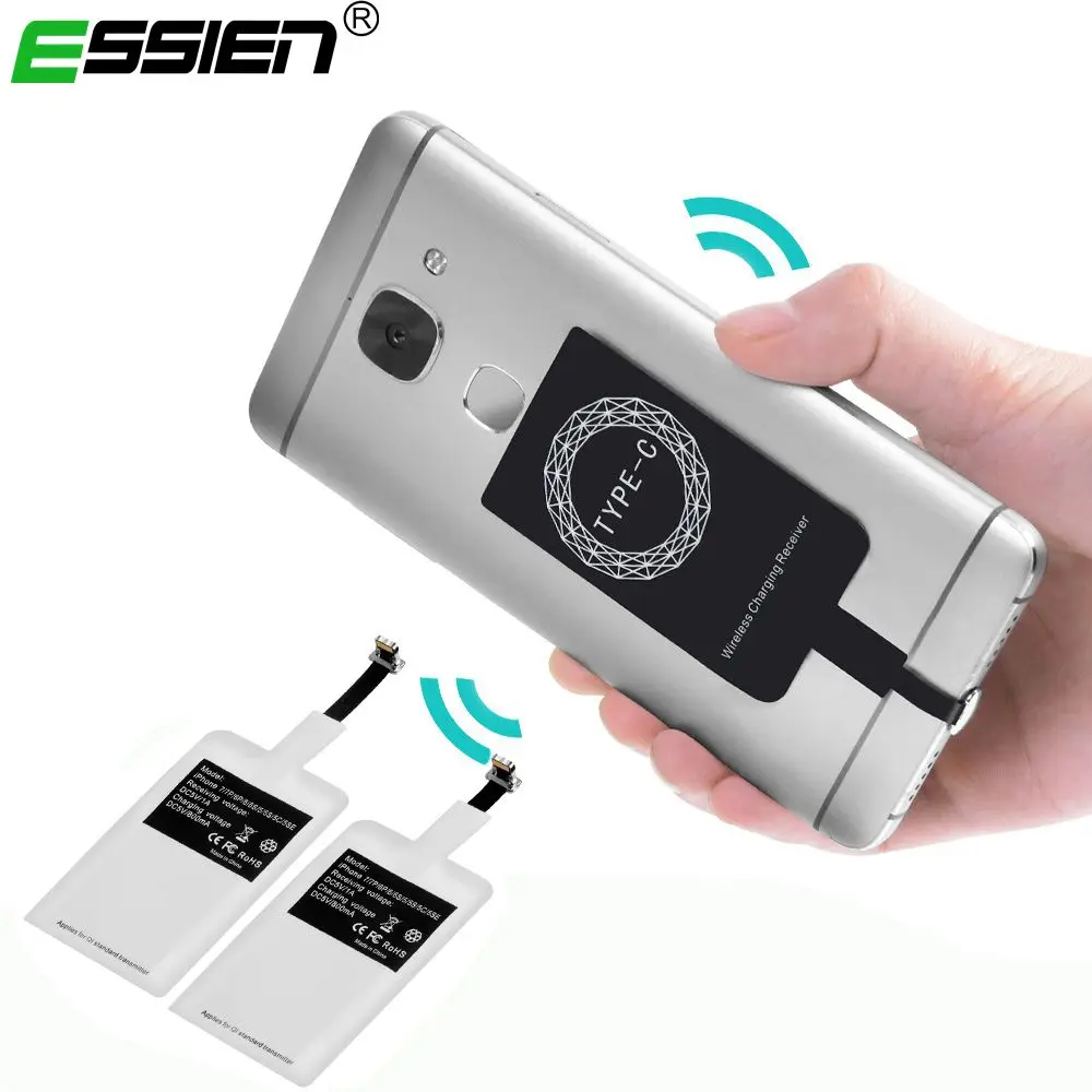 Essien Universal Qi Wireless Charger Receiver For iPhone 5 5S 7 6S 6 Plus Pad Android Micro USB Type C Smart Charging Receptor
Essien Universal Qi Wireless Charger Receiver For iPhone 5 5S 7 6S 6 Plus Pad Android Micro USB Type C Smart Charging Receptor