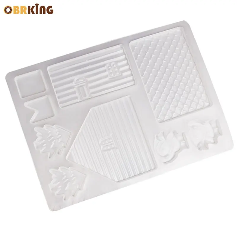 OBRKING 1Pc Chocolate Christmas House Mold Cookie Fondant Biscuit Jello Chocolate Cake Mould DIY Decorating Baking Pastry Tool
OBRKING 1Pc Chocolate Christmas House Mold Cookie Fondant Biscuit Jello Chocolate Cake Mould DIY Decorating Baking Pastry Tool