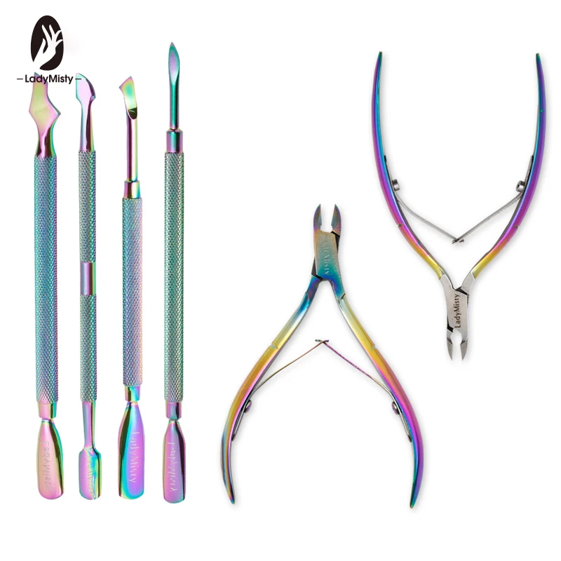 Ladymisty Rainbow Chameleon Nail Art Cuticle Pusher Cutter Nipper Clipper Dead Skin Remover Manicure Nail Art Tool
Ladymisty Rainbow Chameleon Nail Art Cuticle Pusher Cutter Nipper Clipper Dead Skin Remover Manicure Nail Art Tool