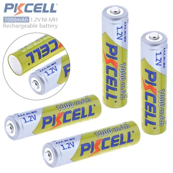 4pcs/lot PKCELL 1.2V 1000mAh AAA Battery NiMh Ni-Mh Rechargeable Battery with Safety Relief Valve for Camera Toy Remote Control
4pcs/lot PKCELL 1.2V 1000mAh AAA Battery NiMh Ni-Mh Rechargeable Battery with Safety Relief Valve for Camera Toy Remote Control