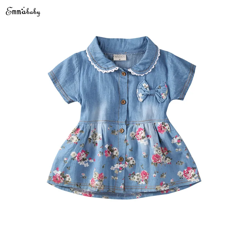 2017 Newborn Baby Girls Lovely Casual Flowers Print Knee-Length Princess Dress Outfit Summer Sunsuit Baby Clothes 0-4Y
2017 Newborn Baby Girls Lovely Casual Flowers Print Knee-Length Princess Dress Outfit Summer Sunsuit Baby Clothes 0-4Y