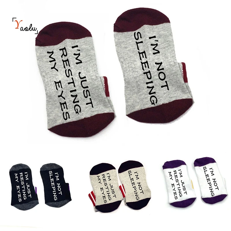 I'm sleeping i'm just resting my eyes sock cotton unisex Sock Slippers ankle socks funny quote Get Lucky relax sock
I'm sleeping i'm just resting my eyes sock cotton unisex Sock Slippers ankle socks funny quote Get Lucky relax sock