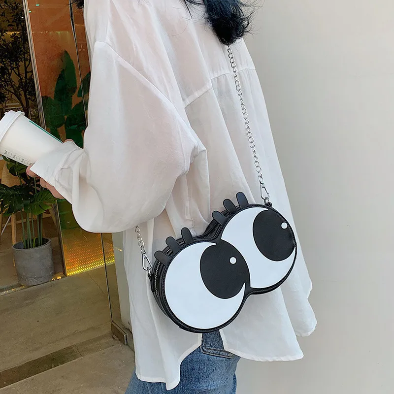 Mini Creative Eyes Shape Crossbody Bags for Women Lovely Wild Summer Style 2019 Famous Brand Designer Sac Casual Shoulder Bag
Mini Creative Eyes Shape Crossbody Bags for Women Lovely Wild Summer Style 2019 Famous Brand Designer Sac Casual Shoulder Bag