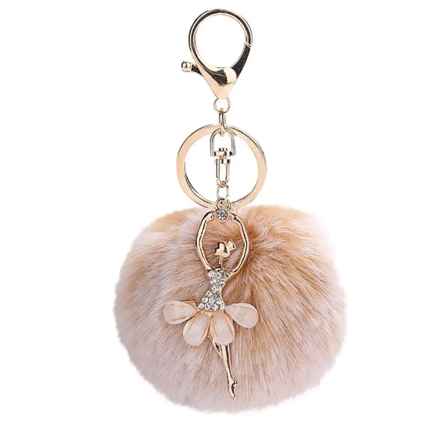 GEMIXI 8CM Cute Dancing Angel Keychain Pendant Women Key Ring Holder Pompoms Key Chains gifts for woman bag accessories 4.2
GEMIXI 8CM Cute Dancing Angel Keychain Pendant Women Key Ring Holder Pompoms Key Chains gifts for woman bag accessories 4.2