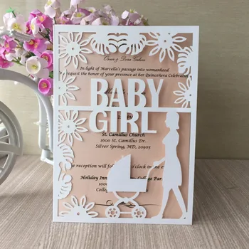 30pcs Gender Reveal Laser Cut Baby Girl or Baby boy Baby Shower Party Decoration Invitation card Wedding Invitation Cards
30pcs Gender Reveal Laser Cut Baby Girl or Baby boy Baby Shower Party Decoration Invitation card Wedding Invitation Cards