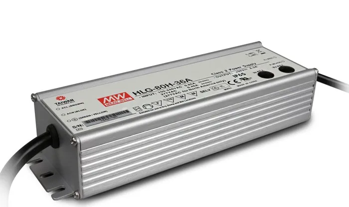 Original MEAN WELL 80W Single Output IP67 Constant Current /Voltage LED Driver Switching Power Supply With PFC HLG-80H
Original MEAN WELL 80W Single Output IP67 Constant Current /Voltage LED Driver Switching Power Supply With PFC HLG-80H