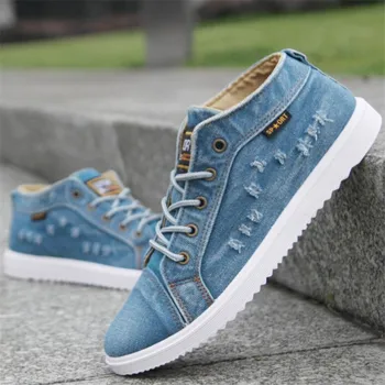 LAIDILANGTU new breathable men's high-top canvas shoes men's casual sneakers shoes zapatos de hombre shoes men Sapatilhas
LAIDILANGTU new breathable men's high-top canvas shoes men's casual sneakers shoes zapatos de hombre shoes men Sapatilhas