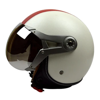GXT Retro Motorcycle Helmet Leather Half Vintage Helmet Breathable Comfort Chopper Cafe Racer Crash Helmet For Motorcycle
GXT Retro Motorcycle Helmet Leather Half Vintage Helmet Breathable Comfort Chopper Cafe Racer Crash Helmet For Motorcycle