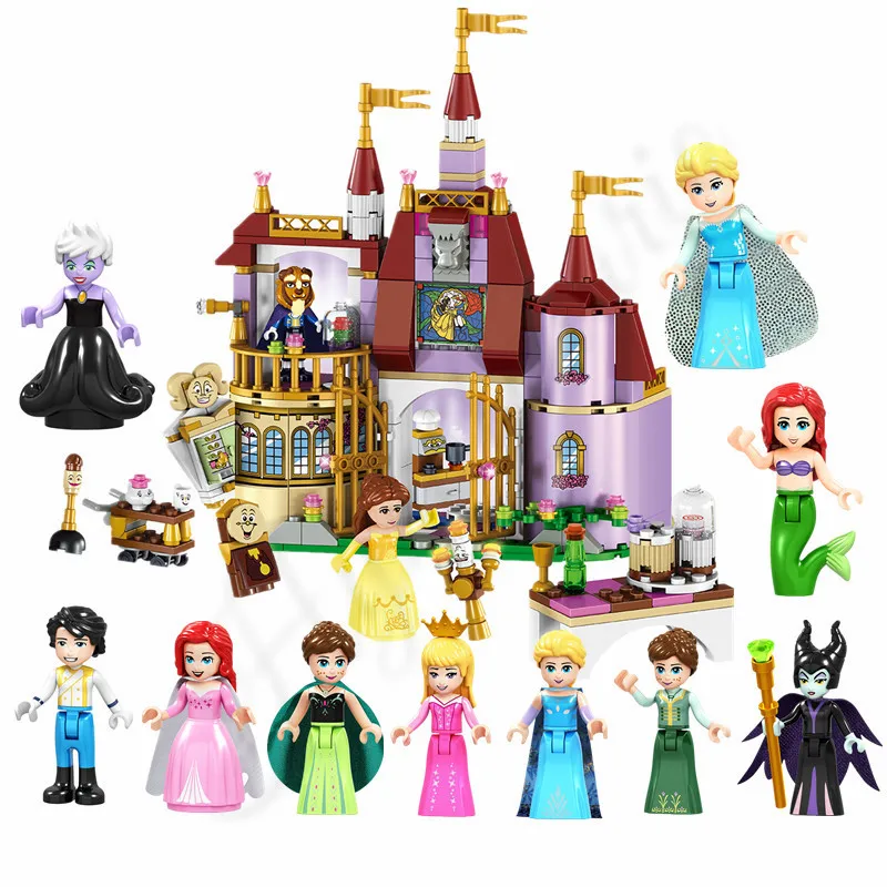 Princess Beauty And The Beast Princess Belle's Enchanted Castle Building Blocks Set Girl Friends Kids Toys Compatible With Lego
Princess Beauty And The Beast Princess Belle's Enchanted Castle Building Blocks Set Girl Friends Kids Toys Compatible With Lego