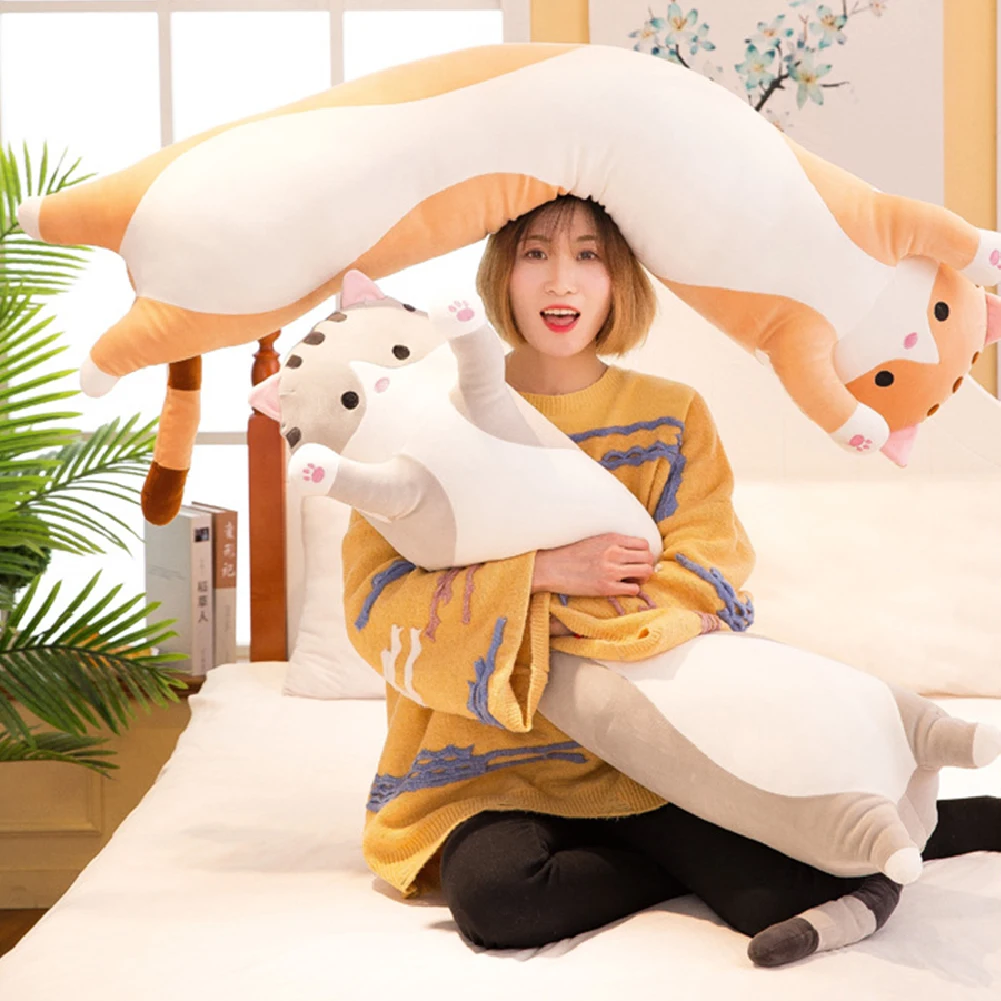 Long Cat Toy 90cm Pillow Plush Toy Soft Cushion Stuffed Animal Doll Sleep Sofa Bedroom Decor Kawaii Lovely Gifts for Kids Toys
Long Cat Toy 90cm Pillow Plush Toy Soft Cushion Stuffed Animal Doll Sleep Sofa Bedroom Decor Kawaii Lovely Gifts for Kids Toys