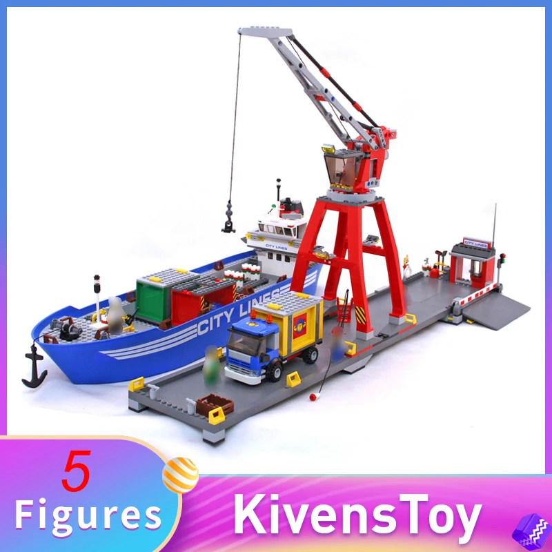 In Store 695pcs 02034 Super City Harbor Building Blocks Transport Boat Crane Cargo Truck Brick Compatible with Lego 7994
In Store 695pcs 02034 Super City Harbor Building Blocks Transport Boat Crane Cargo Truck Brick Compatible with Lego 7994