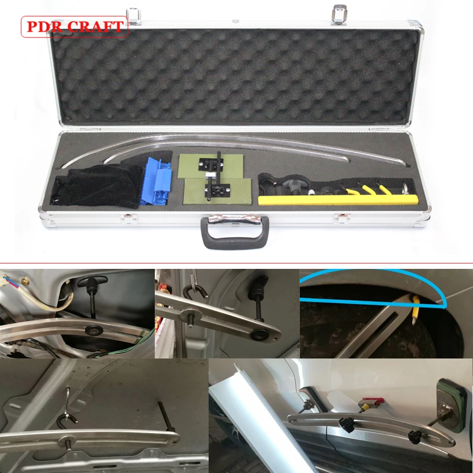 professional Flat hook tools for Car Dent Removal PDR Hail Repair PDR rod Hook kits automotive dent repair tool box
professional Flat hook tools for Car Dent Removal PDR Hail Repair PDR rod Hook kits automotive dent repair tool box