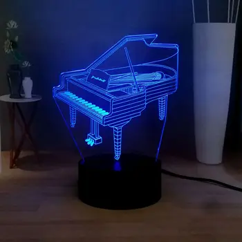 NEW Piano LED NIGHT LIGHT USB Touch Remote 3D Music Lamp Multicolor Child bedroom sleep Lamp Kids Room decor Best Birthday Gift
NEW Piano LED NIGHT LIGHT USB Touch Remote 3D Music Lamp Multicolor Child bedroom sleep Lamp Kids Room decor Best Birthday Gift