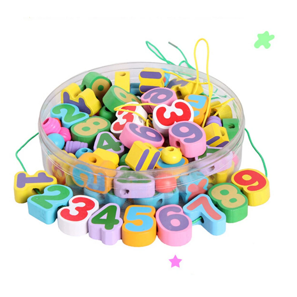 Kids Wooden Montessori Toy - Stringing Numbers Beads(80pcs), Math Learning Toy Education Toys
Kids Wooden Montessori Toy - Stringing Numbers Beads(80pcs), Math Learning Toy Education Toys