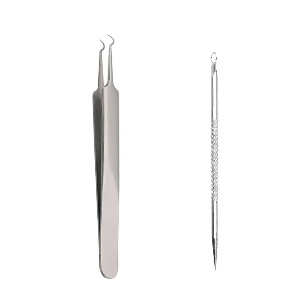 1/2/3/5pcs Silver Blackhead Comedone Acne Blemish Extractor Remover Cosmetic Tool Stainless Needles Remove Tool Face Clean Tools
1/2/3/5pcs Silver Blackhead Comedone Acne Blemish Extractor Remover Cosmetic Tool Stainless Needles Remove Tool Face Clean Tools