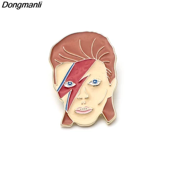 P2367 Dongmanli 20pcs/lot wholesale fashion Bowie inspired Lapel Pin Aladdin Sane David Bowie Lightning Bolt Badge brooch
P2367 Dongmanli 20pcs/lot wholesale fashion Bowie inspired Lapel Pin Aladdin Sane David Bowie Lightning Bolt Badge brooch