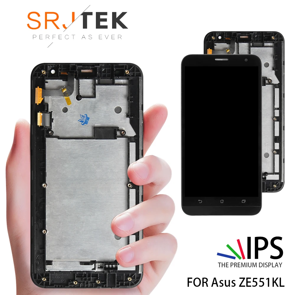 Original 5.5 inch 1920x1080 Display For Asus ZenFone 2 Laser ZE551KL LCD Touch Screen with Frame Digitizer Assembly Z00TD
Original 5.5 inch 1920x1080 Display For Asus ZenFone 2 Laser ZE551KL LCD Touch Screen with Frame Digitizer Assembly Z00TD