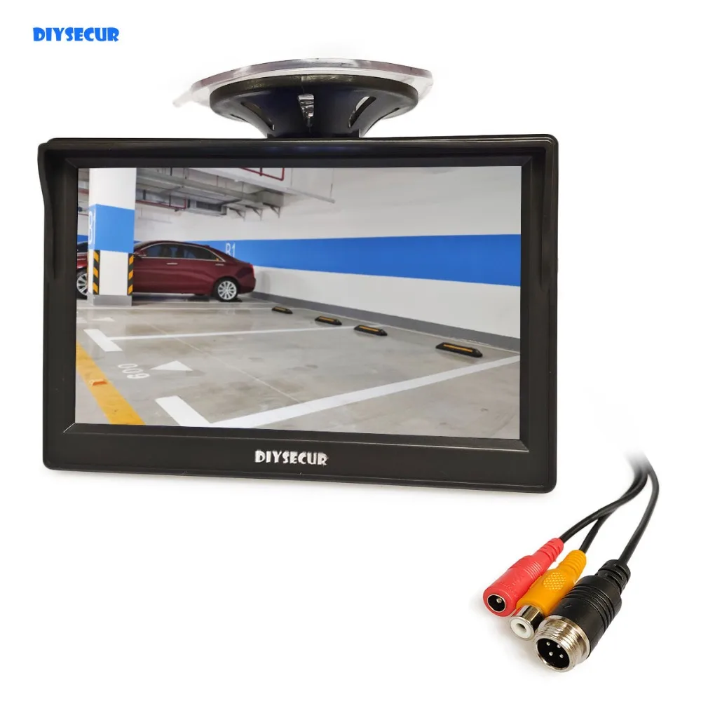 DIYSECUR 5" TFT LCD Backup Car Rear View Monitor with Suction Cup Both RCA & 4Pin Connector for MPV SUV Horse Lorry
DIYSECUR 5" TFT LCD Backup Car Rear View Monitor with Suction Cup Both RCA & 4Pin Connector for MPV SUV Horse Lorry