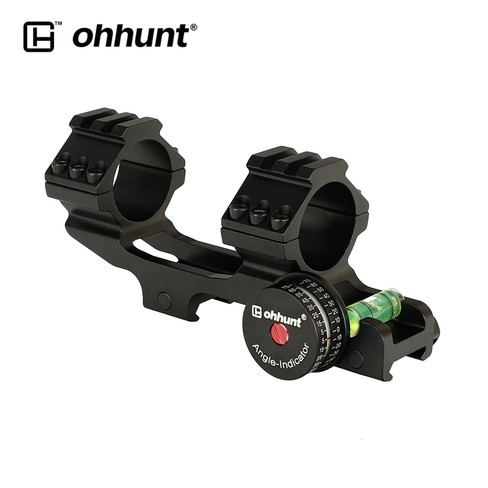 ohhunt 25.4mm 30mm Picatinny Weaver Scope Rings Mount with Angle Cosine Indicator Kit Bubb Level and Top Rail
ohhunt 25.4mm 30mm Picatinny Weaver Scope Rings Mount with Angle Cosine Indicator Kit Bubb Level and Top Rail