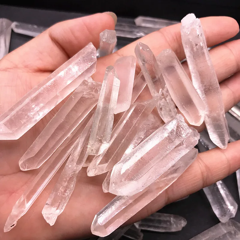 5Pcs Clear Natural Crystal Quartz Cluster DIY Crystal Point Terminated Wand Specimen Pendant Healing Crystal Minerals Stones
5Pcs Clear Natural Crystal Quartz Cluster DIY Crystal Point Terminated Wand Specimen Pendant Healing Crystal Minerals Stones
