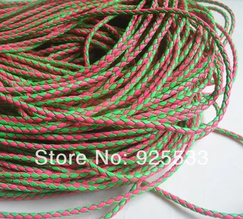 Free shipping 20m red & green braid PU leather Beading Cord 3mm dia. Beading Wire Handcraft Accessories for bracelet & necklace
Free shipping 20m red & green braid PU leather Beading Cord 3mm dia. Beading Wire Handcraft Accessories for bracelet & necklace