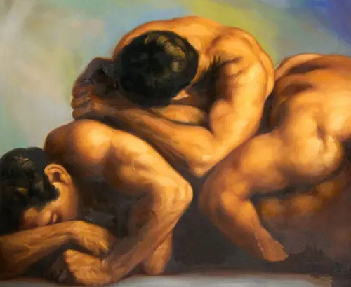 100% Handpainted Sexy Muscle Interest Gay Man Lover Male Nightclub Wedding Glamour Oil Painting shipping free
100% Handpainted Sexy Muscle Interest Gay Man Lover Male Nightclub Wedding Glamour Oil Painting shipping free