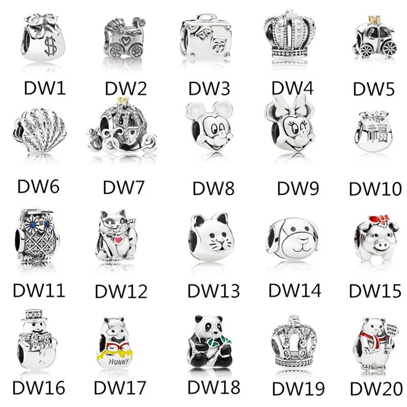 High Quality NEW 925 Sterling Silver Mickey Minnie Charm for Bracelet Fit Original PAN Clip Animal Sweet Panda Women Jewelry
High Quality NEW 925 Sterling Silver Mickey Minnie Charm for Bracelet Fit Original PAN Clip Animal Sweet Panda Women Jewelry