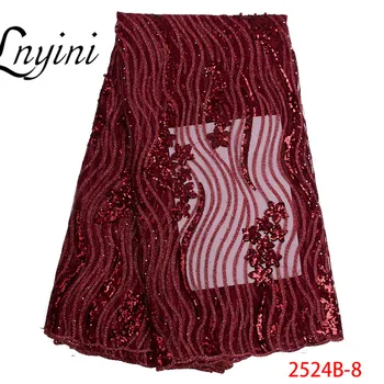 Wholesale Price Lace African Fabric 2019 Hign Quality Wine Lace Fabric 5yards Sequin Tulle Lace Fabric For Party Dress L2524B-1
Wholesale Price Lace African Fabric 2019 Hign Quality Wine Lace Fabric 5yards Sequin Tulle Lace Fabric For Party Dress L2524B-1