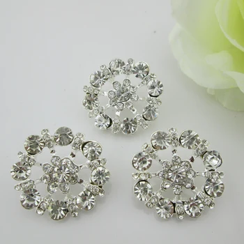 (CM644 27mm)50pcs flower fancy snap rhinestone diamond alloy button for garment 
(CM644 27mm)50pcs flower fancy snap rhinestone diamond alloy button for garment