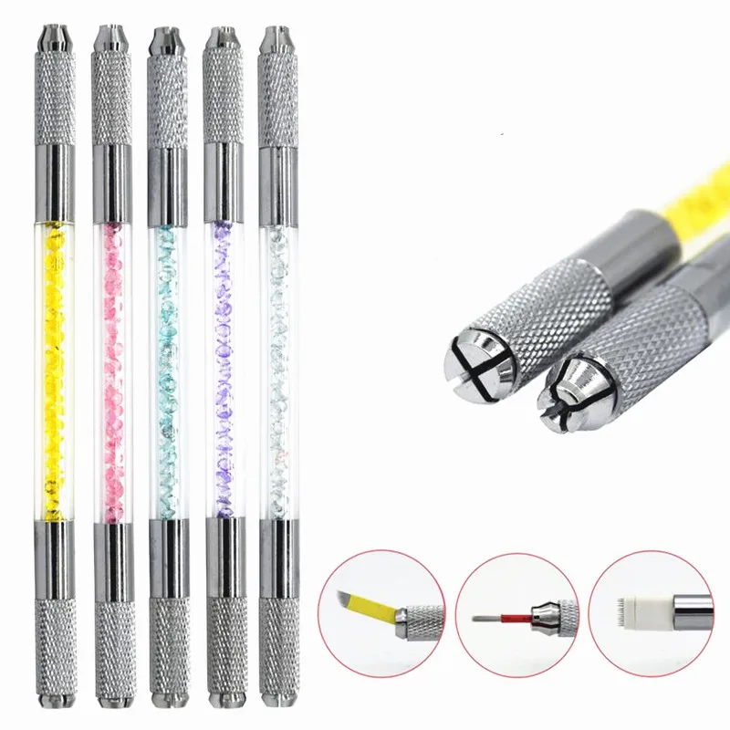 1 PC Double Heads Microblading Pen Tattoo Machine Permanent Makeup Eyebrow Tattoo Manual Pen Needle Blade Both Crystal Pearl
1 PC Double Heads Microblading Pen Tattoo Machine Permanent Makeup Eyebrow Tattoo Manual Pen Needle Blade Both Crystal Pearl