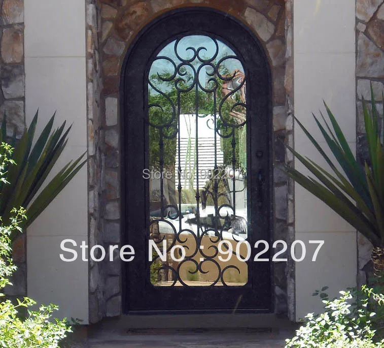 Image iron entry door glass iron enry doors