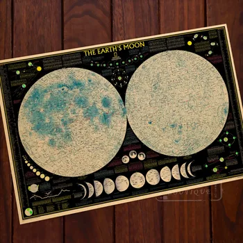 The Earth's Moon Phase Diagram Map Classic Vintage Retro Kraft Decorative Poster Maps Home Bar Posters Wall Canvas Sticker Decor
The Earth's Moon Phase Diagram Map Classic Vintage Retro Kraft Decorative Poster Maps Home Bar Posters Wall Canvas Sticker Decor